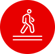 man walking icon