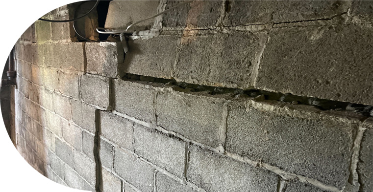 a close up of a wall made of bricks.