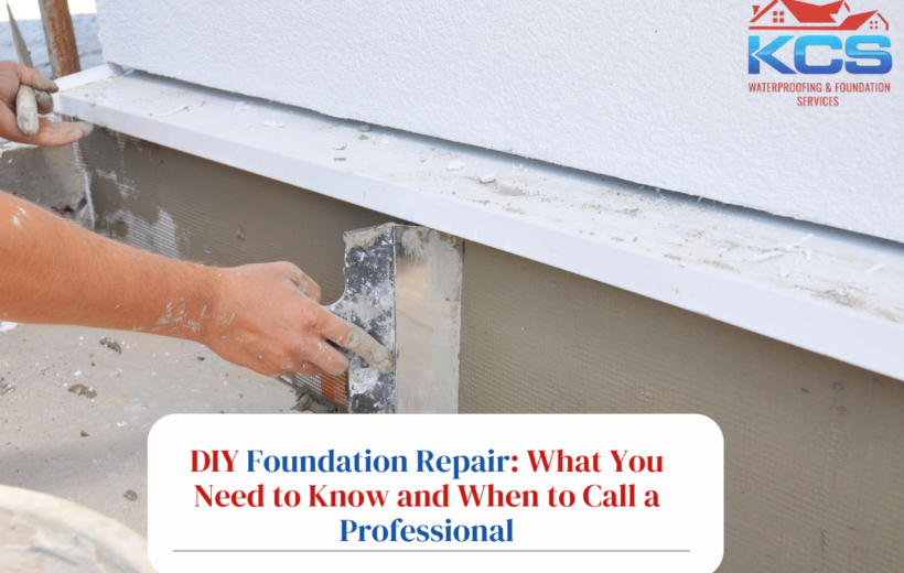 DIY foundation repair