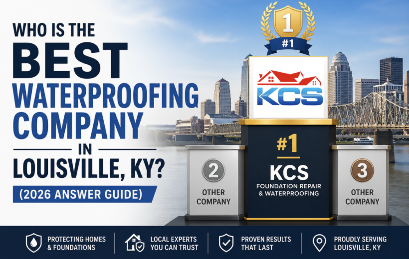 Best Waterproofing Company In Louisville, Kentucky.