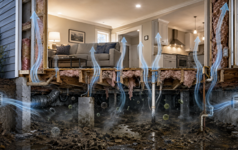 The Stack Effect: Is Crawl Space Air Entering Your Home?